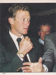 1984 Scanlens Cricket Stickers #207 Greg Chappell / Kim Hughes / Bob Hawke PM Front