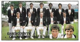 1984 Shelley's Ice Cream Essex County Cricket Champions #4 Team Photograph Front