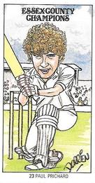 1984 Shelley's Ice Cream Essex County Cricket Champions #23 Paul Prichard Front