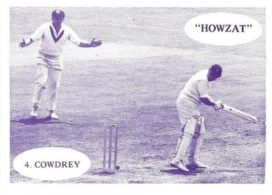 1985 John M. Brindley Howzat Series 3 #4 Colin Cowdrey Front