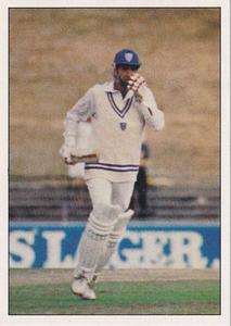 1985 Scanlens Cricket Stickers #28 Dave Gilbert Front