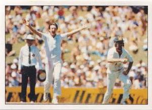 1985 Scanlens Cricket Stickers #42 Geoff Lawson / Graeme Wood Front