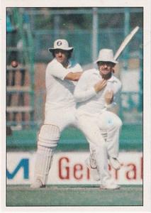 1985 Scanlens Cricket Stickers #50 Allan Border / Ian Botham Front