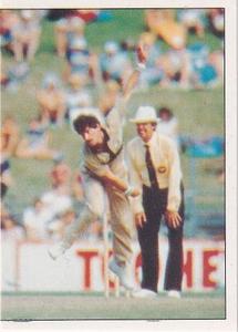 1985 Scanlens Cricket Stickers #107 Richard Hadlee / Richie Richardson Front