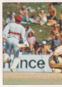 1985 Scanlens Cricket Stickers #108 Gus Logie / Ian Smith Front