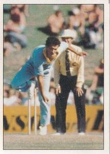 1985 Scanlens Cricket Stickers #114 Roger Binny Front