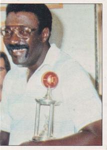1985 Scanlens Cricket Stickers #126 Bob Hawke PM / Clive Lloyd Front