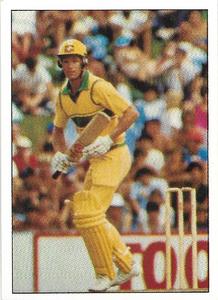 1985 Scanlens Cricket Stickers #129 Dean Jones Front