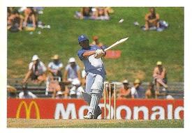 1985-86 A.P.D. Snack Foods Double Trouble Cricket #19 Peter Stanley Clifford Front