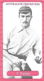 1986 John M. Brindley Australian Cricketers #7 John Ferris Front