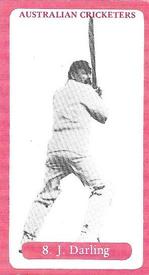 1986 John M. Brindley Australian Cricketers #8 Joe Darling Front