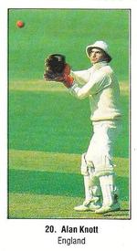 1987 Sunday Times 200 Years Of Cricket Stickers #20 Alan Knott Front