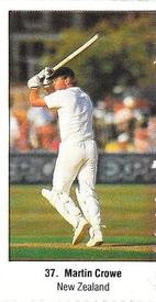 1987 Sunday Times 200 Years Of Cricket Stickers #37 Martin Crowe Front