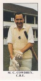 1986 Kent County Cricket Club Cricketers #12 Colin Cowdrey Front