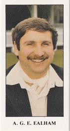 1986 Kent County Cricket Club Cricketers #16 Alan Ealham Front
