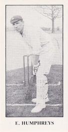 1986 Kent County Cricket Club Cricketers #26 Punter Humphreys Front
