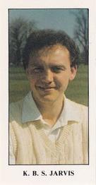 1986 Kent County Cricket Club Cricketers #28 Kevin Jarvis Front