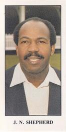 1986 Kent County Cricket Club Cricketers #40 John Shepherd Front
