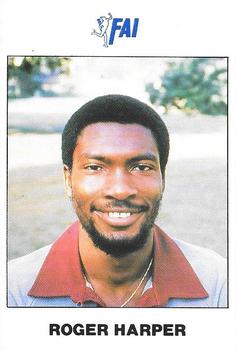 1989-90 FAI Insurance West Indies Cricket Team #NNO Roger Harper Front