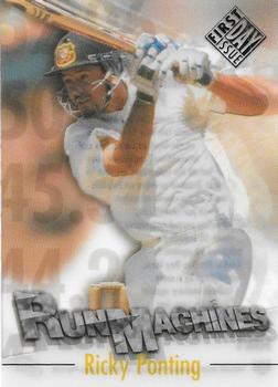 1996 Futera The Decider - Run Machines Acetate #RM1 Ricky Ponting Front