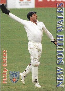 1995-96 New South Wales Blues Cricket #NNO Phillip Emery Front
