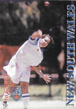 1995-96 New South Wales Blues Cricket #NNO Jo Garey Front