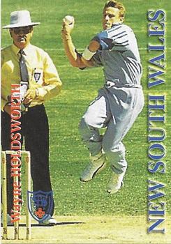 1995-96 New South Wales Blues Cricket #NNO Wayne Holdsworth Front