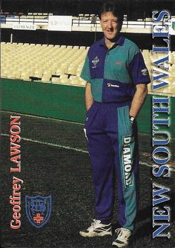 1995-96 New South Wales Blues Cricket #NNO Geoffrey Lawson Front