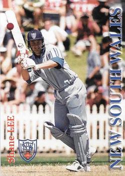 1995-96 New South Wales Blues Cricket #NNO Shane Lee Front