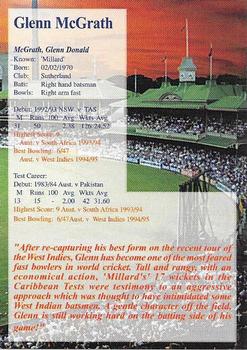 1995-96 New South Wales Blues Cricket #NNO Glenn McGrath Back