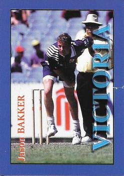 1995-96 Victorian Bushrangers Cricket #NNO Jason Bakker Front