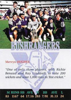 1995-96 Victorian Bushrangers Cricket #NNO Merv Hughes Back
