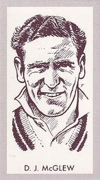 1992 County Print Services 1950's Test Cricketers #11 Derrick McGlew Front