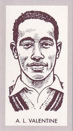 1992 County Print Services 1950's Test Cricketers #26 Alf Valentine Front