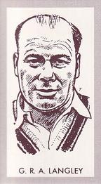 1992 County Print Services 1950's Test Cricketers #40 Gil Langley Front