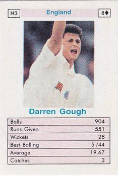 1996 Surana Top Trump ODI Cricket Bowlers #H3 Darren Gough Front