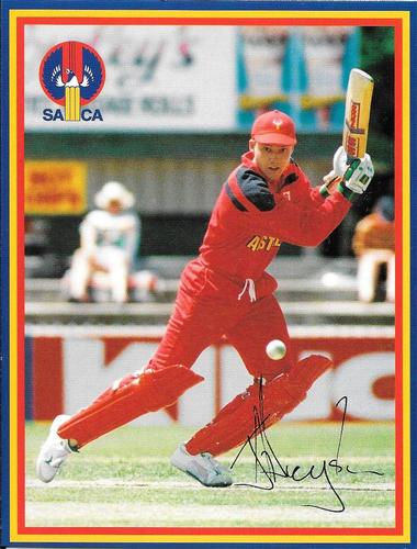 1995-96 South Australian Cricket Association #NNO James Brayshaw Front