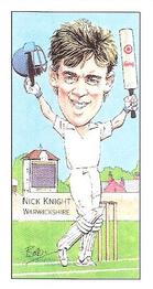 1995 County Print Services England Cricket Characters #13 Nick Knight Front