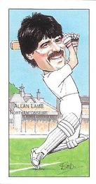 1995 County Print Services England Cricket Characters #14 Allan Lamb Front