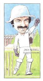 1995 County Print Services England Cricket Characters #19 Jack Russell Front