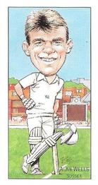 1995 County Print Services England Cricket Characters #25 Alan Wells Front