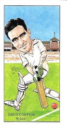 1995 County Print Services 1950's England Cricket Characters #6 Denis Compton Front