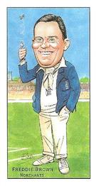 1995 County Print Services 1950's England Cricket Characters #11 Freddie Brown Front