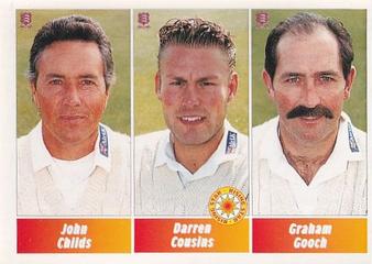 1995 Panini Cricket Stickers #18 John H. Childs / Darren Cousins / Graham Gooch Front