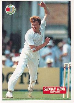 1995 Panini Cricket Stickers #29 Shaun Udal Front