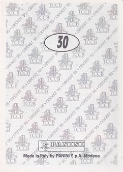1995 Panini Cricket Stickers #30 Martin McCague Back
