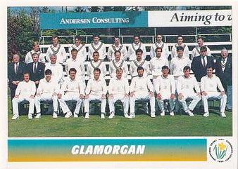 1995 Panini Cricket Stickers #37 Glamorgan Team Photo Front