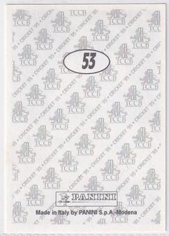 1995 Panini Cricket Stickers #53 Graham Gooch Back