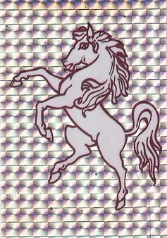 1995 Panini Cricket Stickers #61 Kent Logo Front