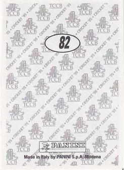 1995 Panini Cricket Stickers #82 Michael Atherton Back